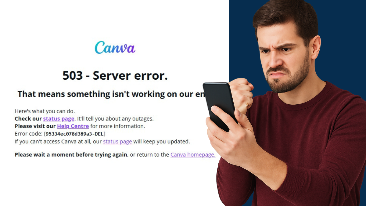 Canva Server Down